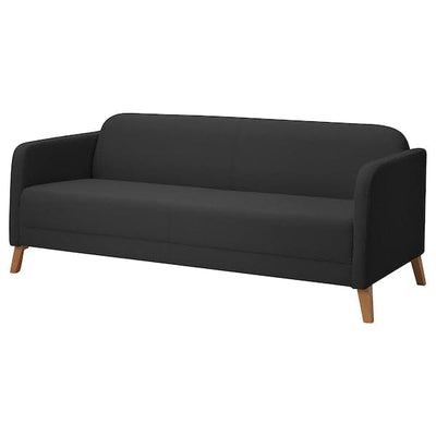 LINANÄS 3 seater sofa - Vissle dark grey , - best price from Maltashopper.com 20512245