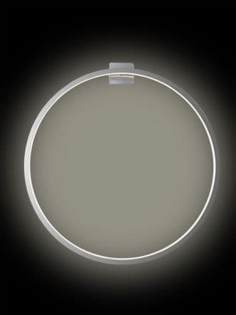 LINDA CHROME BATHROOM WALL LIGHT D45 LED 12W NATURAL LIGHT IP44