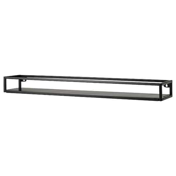 LINDÅSEN - Display shelf, anthracite, 75 cm