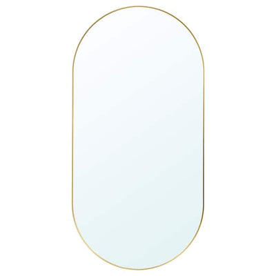 LINDBYN - Mirror, gold-colour, 60x120 cm - best price from Maltashopper.com 90485597