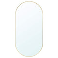 LINDBYN mirror, gold-colour, 60x120 cm