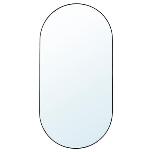 LINDBYN - Mirror, black, 60x120 cm