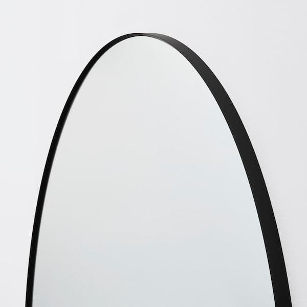 LINDBYN - Mirror, black, 80 cm - best price from Maltashopper.com 50458614