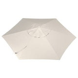 LINDÖJA parasol canopy, light grey-beige, 300 cm