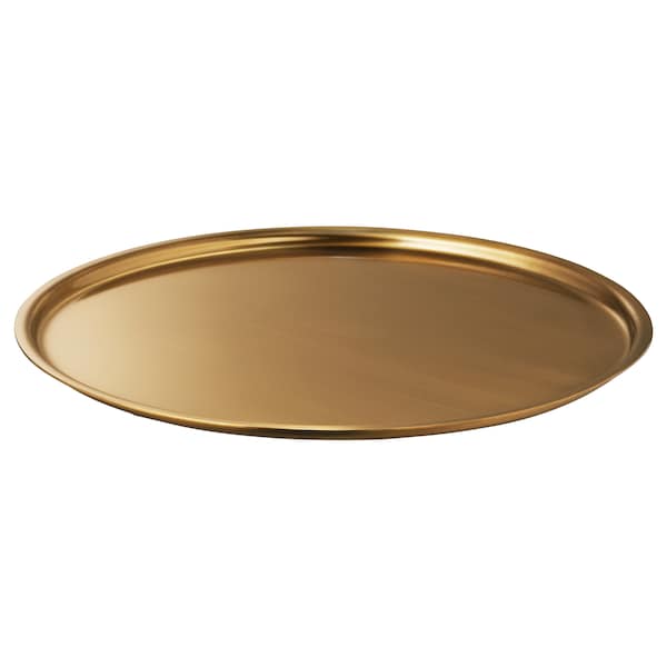 Ikea LINDRANDE Base for candle - gold color 22 cm , 22 cm