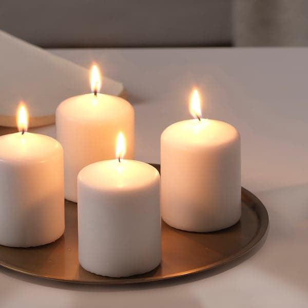 Ikea LINDRANDE Base for candle - gold color 22 cm , 22 cm