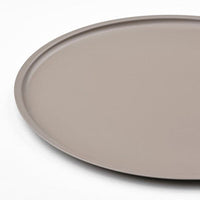 LINDRANDE - Candle dish, dark grey-beige, 22 cm - best price from Maltashopper.com 40551561