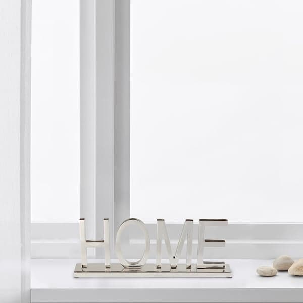 Ikea LINDRANDE - Decorazione, casa color argento, 11 cm , 11 cm