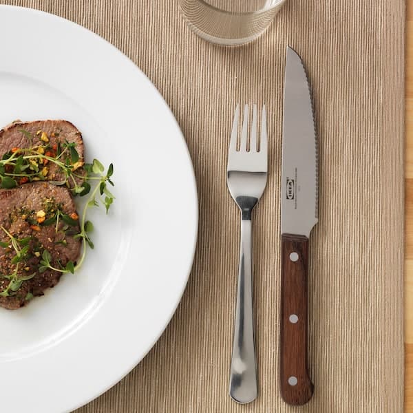 Ikea LINDRIG - Knife, dark brown, 24 cm