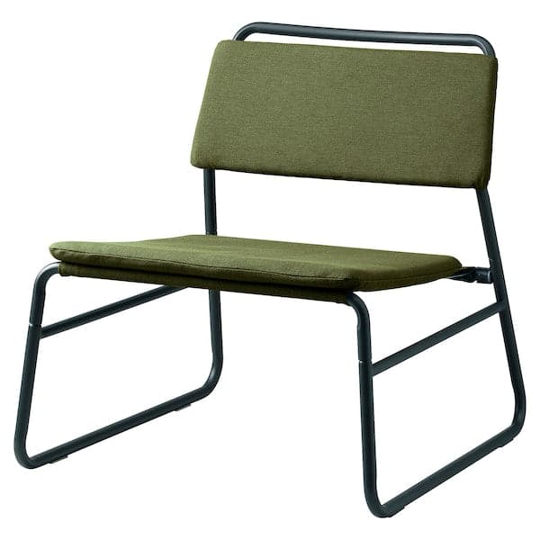 LINNEBÄCK Armchair - Olive green orrsta