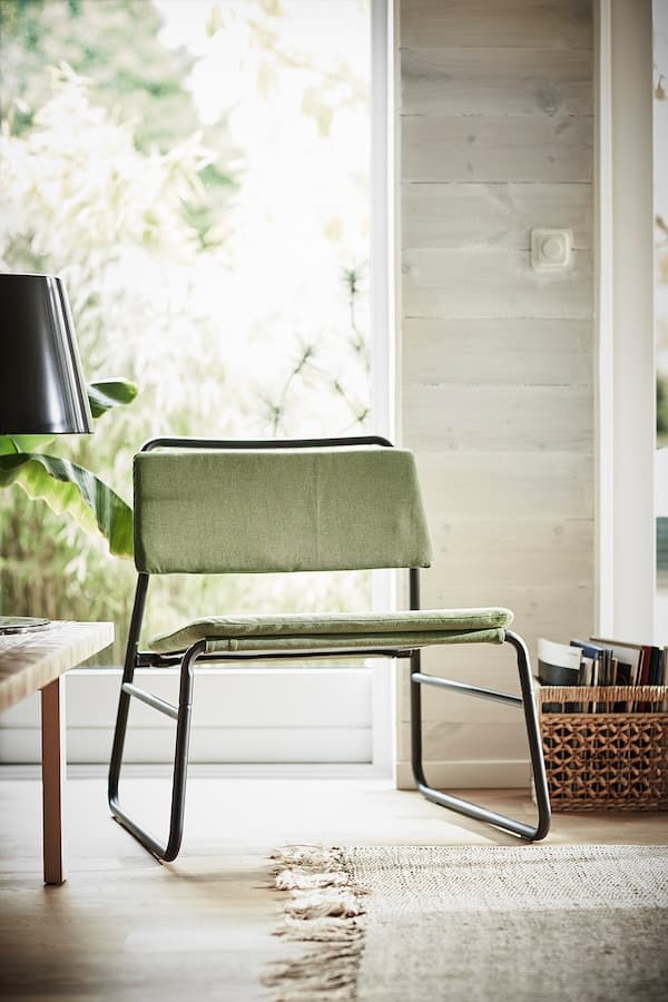 Ikea LINNEBÄCK Armchair - Olive green orrsta