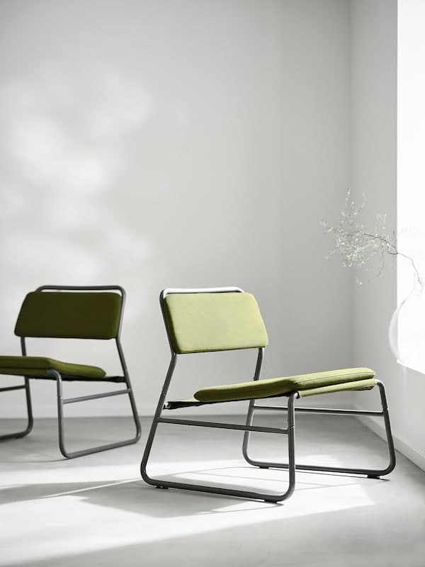 Ikea LINNEBÄCK Armchair - Olive green orrsta
