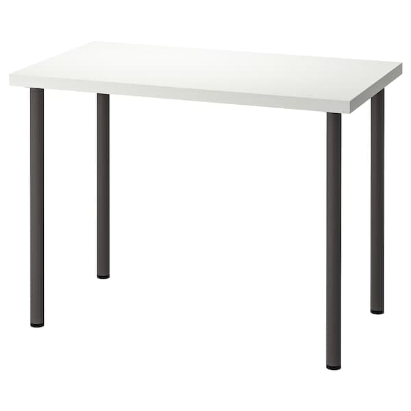 Ikea LINNMON / ADILS - Desk, white/dark grey, 100x60 cm