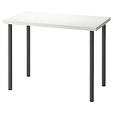 LINNMON / ADILS desk, white/dark grey, 100x60 cm
