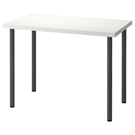 Ikea LINNMON / ADILS - Desk, white/dark grey, 100x60 cm