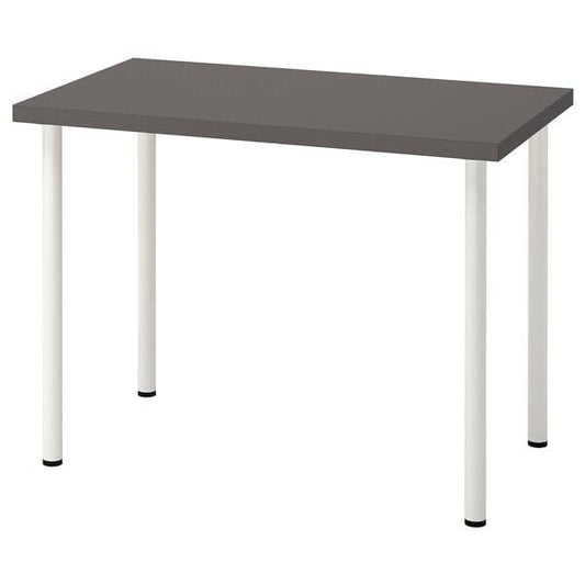 Ikea LINNMON / ADILS - Desk, dark grey/white, 100x60 cm