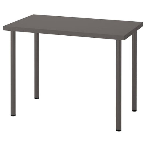 LINNMON / ADILS - Desk, dark grey, 100x60 cm