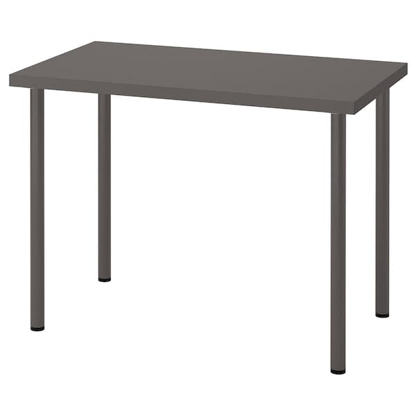 LINNMON / ADILS - Desk, dark grey, 100x60 cm