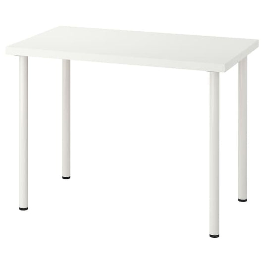 LINNMON / ADILS - Table, white, 100x60 cm - best price from Maltashopper.com 29932181