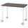 LINNMON / KRILLE - Desk, dark grey/white, 100x60 cm