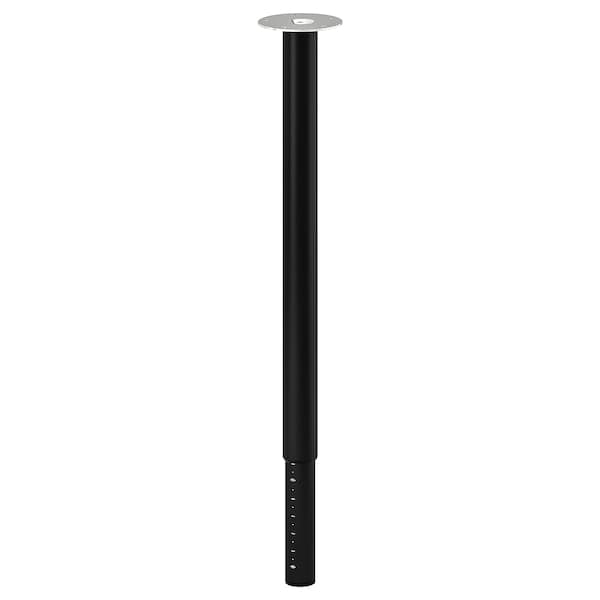 LINNMON / OLOV - Desk, white/black, 100x60 cm - best price from Maltashopper.com 79416195
