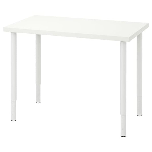Ikea LINNMON / OLOV - Desk, white, 100x60 cm