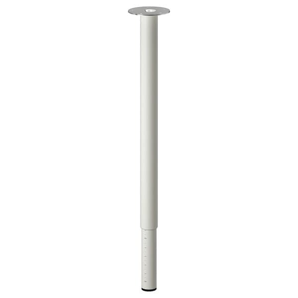 LINNMON / OLOV - Desk, dark grey/white, 100x60 cm - best price from Maltashopper.com 39416116