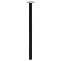 LINNMON / OLOV - Desk, dark grey/black, 100x60 cm - best price from Maltashopper.com 09416113