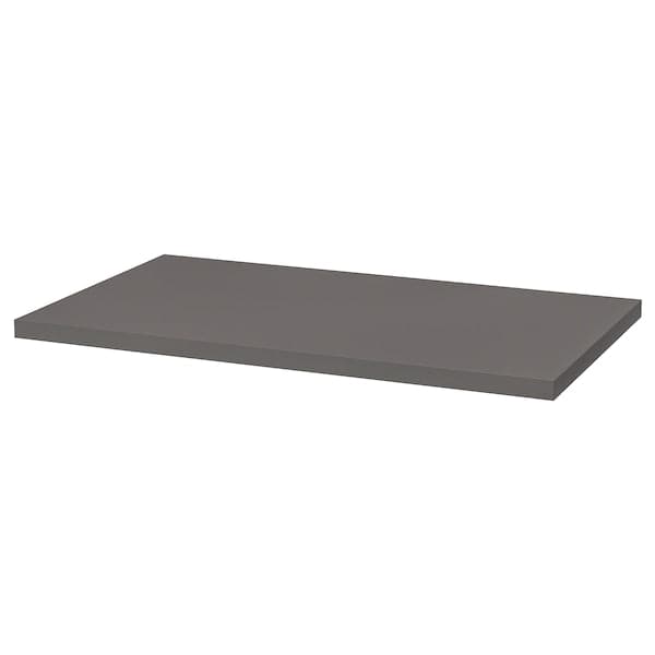 LINNMON - Table top, dark grey, 100x60 cm - best price from Maltashopper.com 40490209