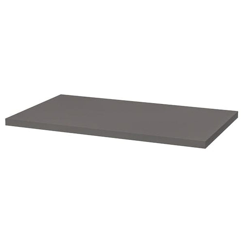 LINNMON - Table top, dark grey, 100x60 cm