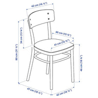 LISABO / IDOLF Table and 4 chairs - frax/black veneer 140x78 cm , 140x78 cm - Premium Furniture from Ikea - Just €622.99! Shop now at Maltashopper.com