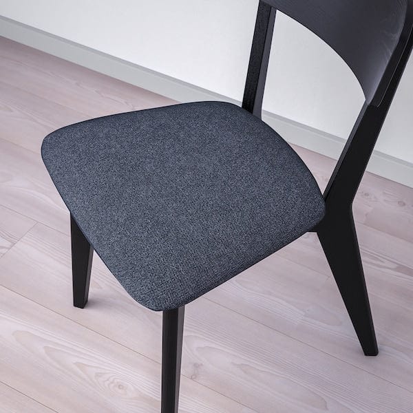 Ikea LISABO - Chair, black/Tallmyra black/grey