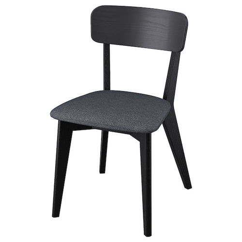 LISABO - Chair, black/Tallmyra black/grey