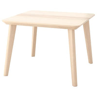 LISABO - Coffee table, ash veneer, 70x70 cm - best price from Maltashopper.com 90297657