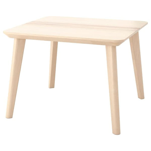 LISABO - Coffee table, ash veneer, 70x70 cm