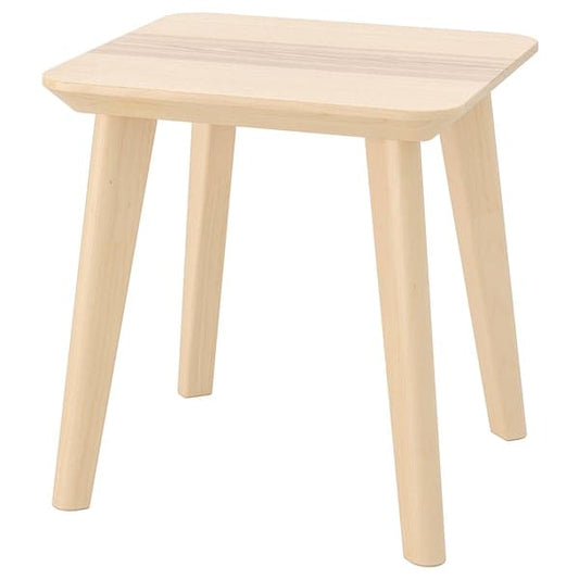 LISABO - Side table, ash veneer, 45x45 cm - best price from Maltashopper.com 10297656