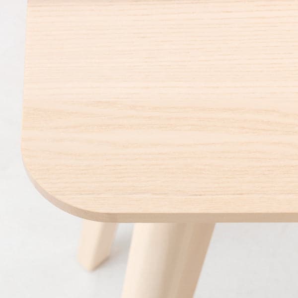 LISABO - Side table, ash veneer, 45x45 cm - best price from Maltashopper.com 10297656
