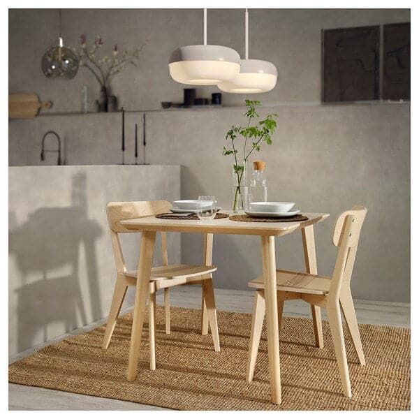 Ikea LISABO - Table, ash veneer, 88x78 cm