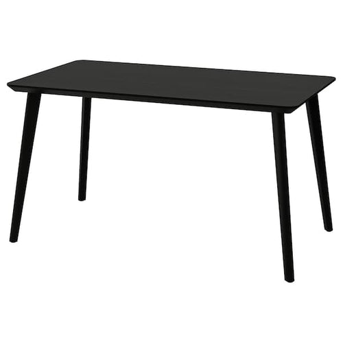 LISABO - Table, black, 140x78 cm