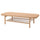 LISTERBY - LISTERBY Coffee table, oak veneer, 140x60 cm