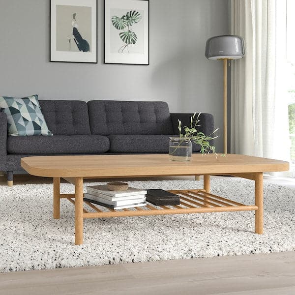 Listerby coffee table white stained hot sale oak