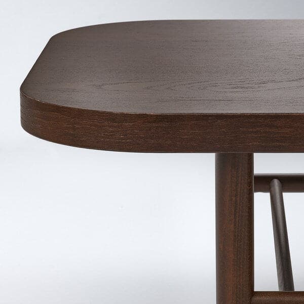 LISTERBY - Coffee table, dark brown stained oak veneer , - best price from Maltashopper.com 00513905