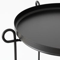 LIVELYCKE - Tray table, black, 50 cm - best price from Maltashopper.com 90564009