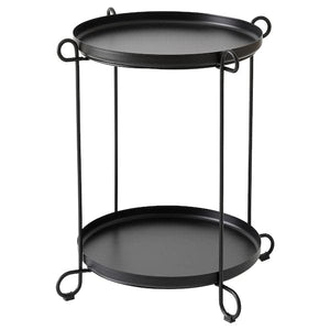 Ikea LIVELYCKE - Tray table, black, 50 cm