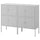 LIXHULT cabinet combination, grey, 120x35x92 cm