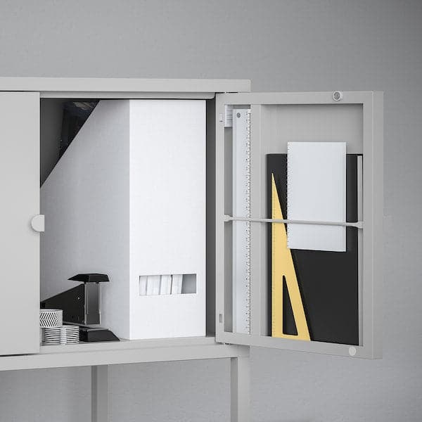 Ikea LIXHULT - Cabinet, metal/grey, 60x35 cm