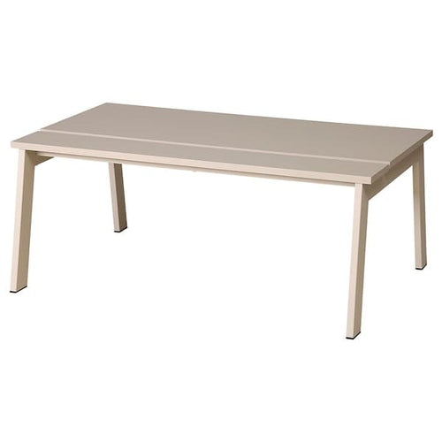 LJUNGSBRO - Coffee table, adjustable beige, 104x70 cm