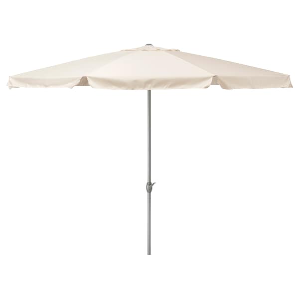 LJUSTERÖ - Parasol, beige, 400 cm