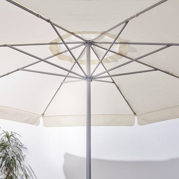 LJUSTERÖ - Parasol, beige, 400 cm - Premium  from Ikea - Just €128.99! Shop now at Maltashopper.com