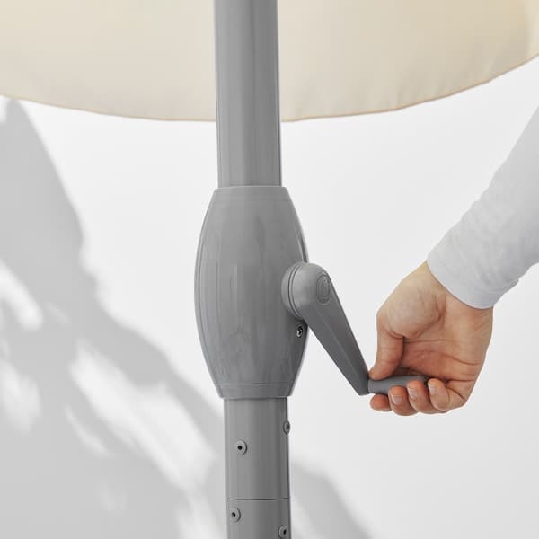 LJUSTERÖ - Parasol, beige, 400 cm - Premium  from Ikea - Just €128.99! Shop now at Maltashopper.com